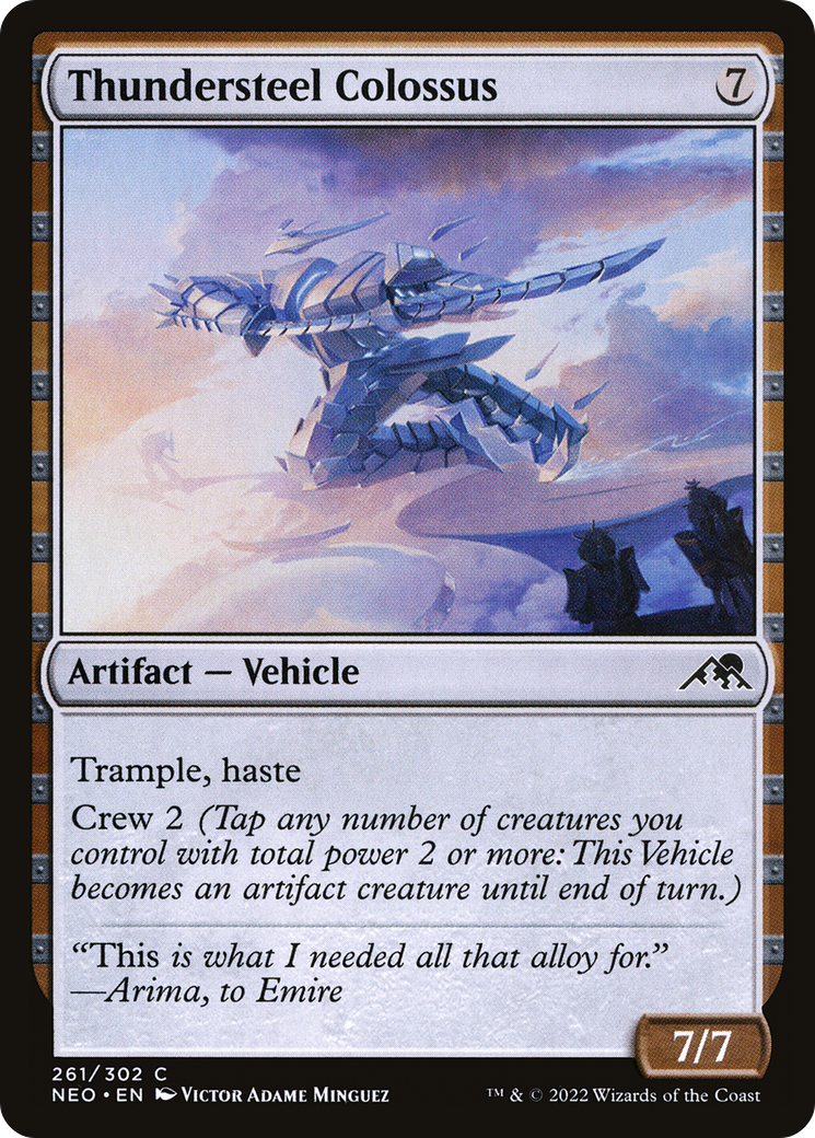 Thundersteel Colossus [Kamigawa: Neon Dynasty] | Grognard Games