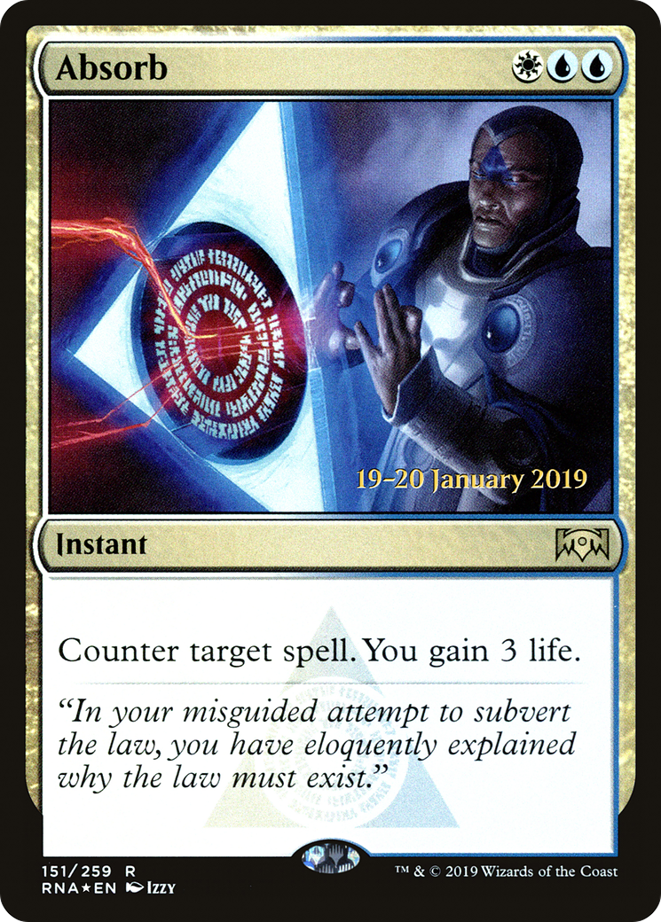 Absorb [Ravnica Allegiance Prerelease Promos] | Grognard Games