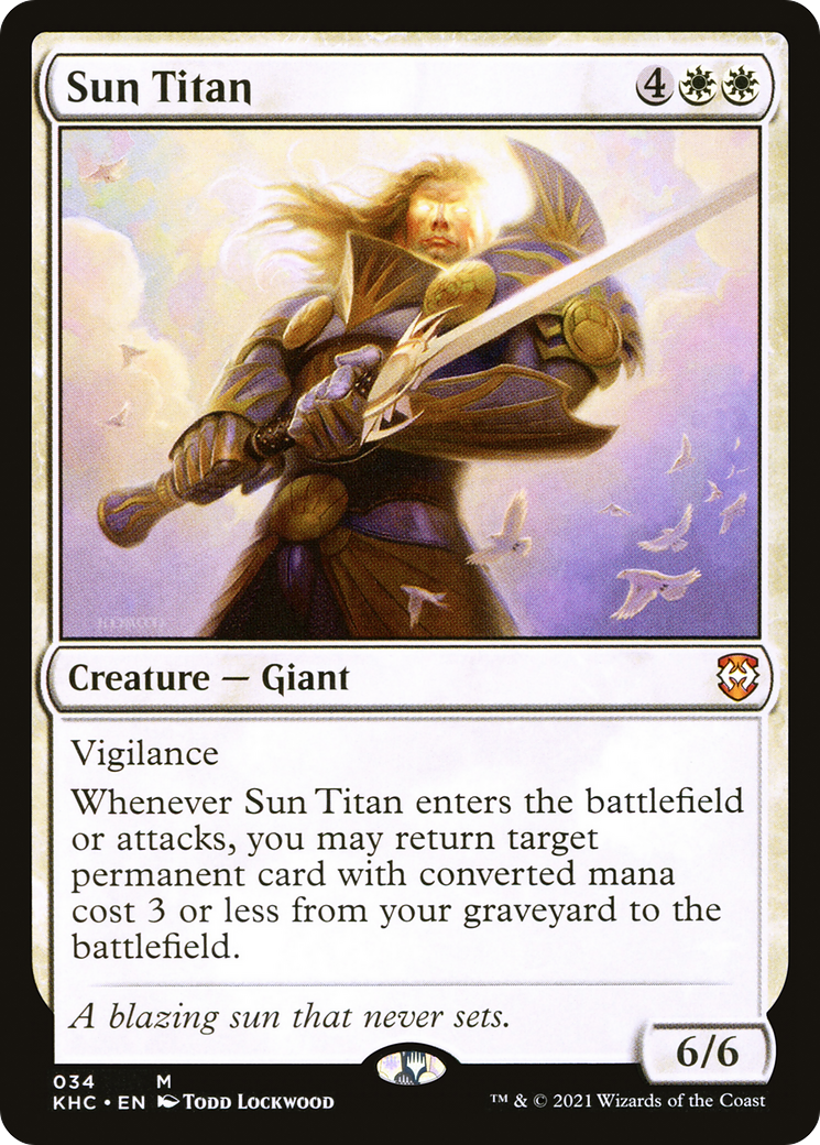 Sun Titan [Kaldheim Commander] | Grognard Games