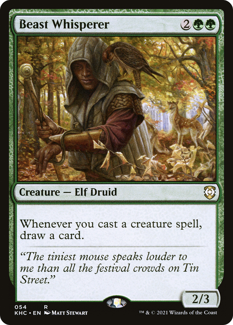 Beast Whisperer [Kaldheim Commander] | Grognard Games