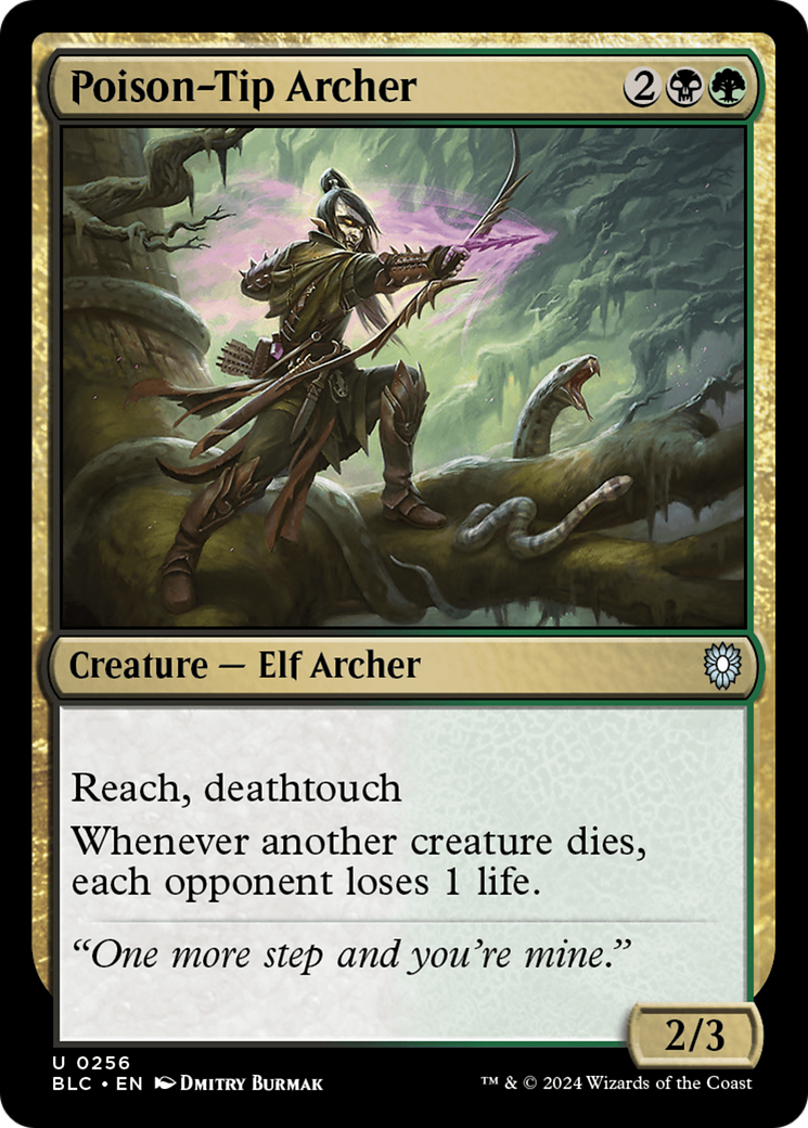 Poison-Tip Archer [Bloomburrow Commander] | Grognard Games