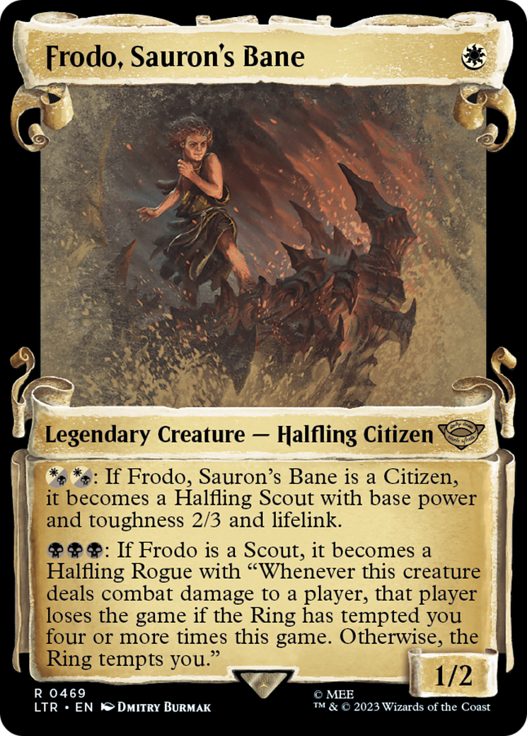 Frodo, Sauron's Bane [The Lord of the Rings: Tales of Middle-Earth Showcase Scrolls] | Grognard Games