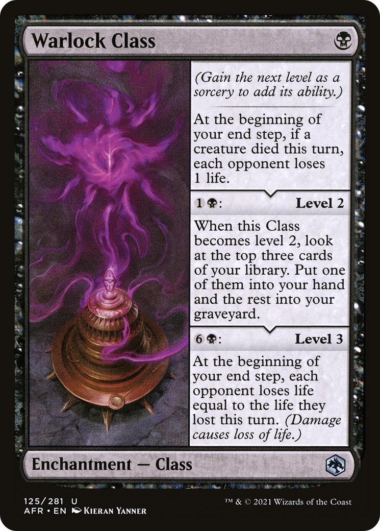 Warlock Class [Dungeons & Dragons: Adventures in the Forgotten Realms] | Grognard Games