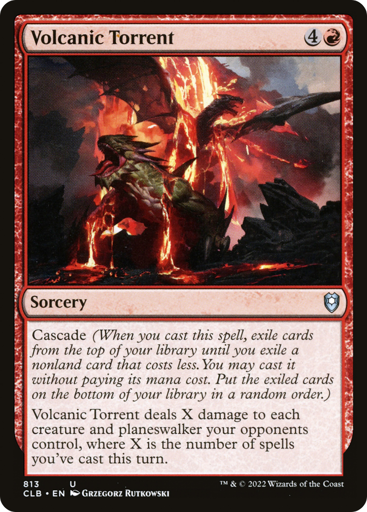 Volcanic Torrent [Commander Legends: Battle for Baldur's Gate] | Grognard Games
