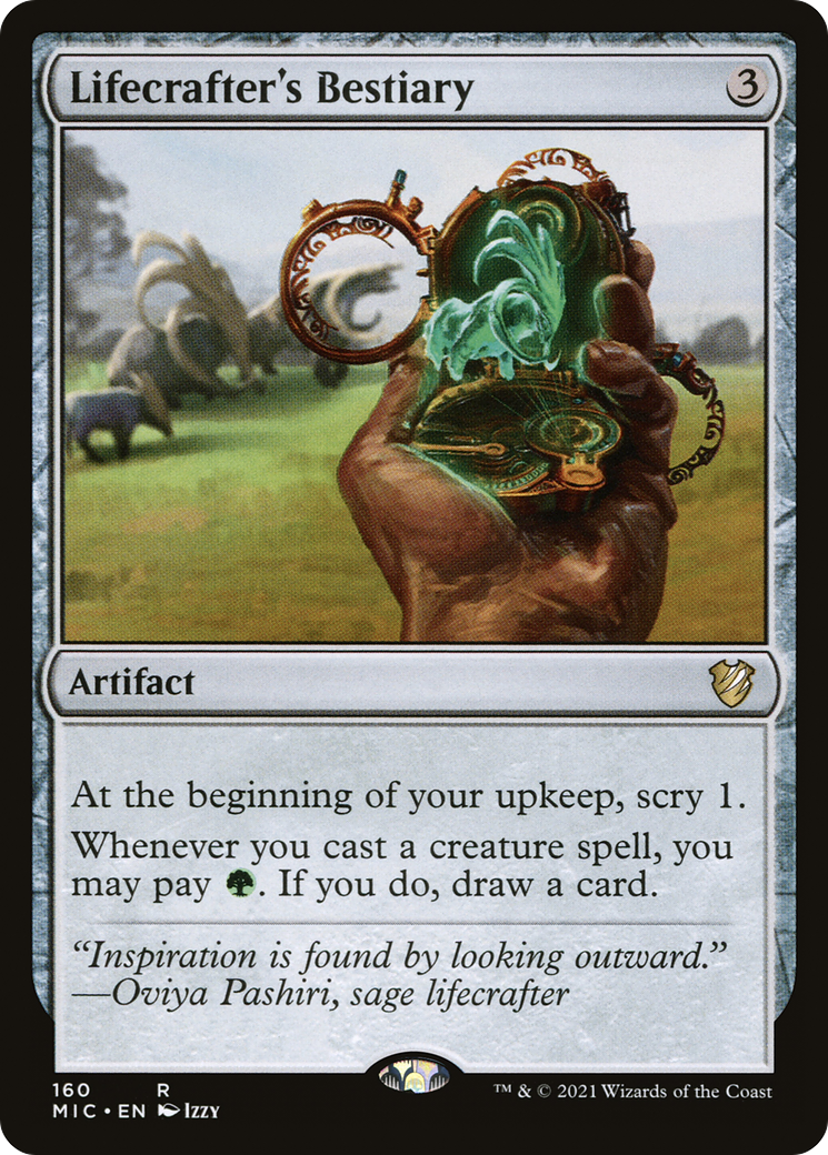 Lifecrafter's Bestiary [Innistrad: Midnight Hunt Commander] | Grognard Games