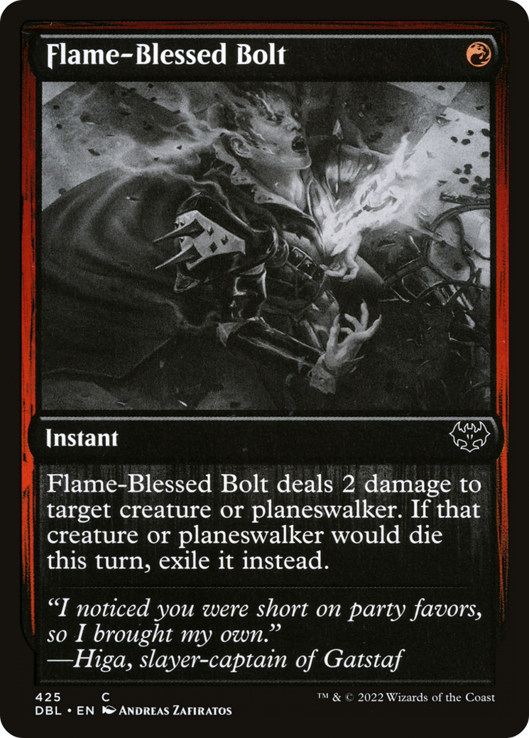 Flame-Blessed Bolt [Innistrad: Double Feature] | Grognard Games