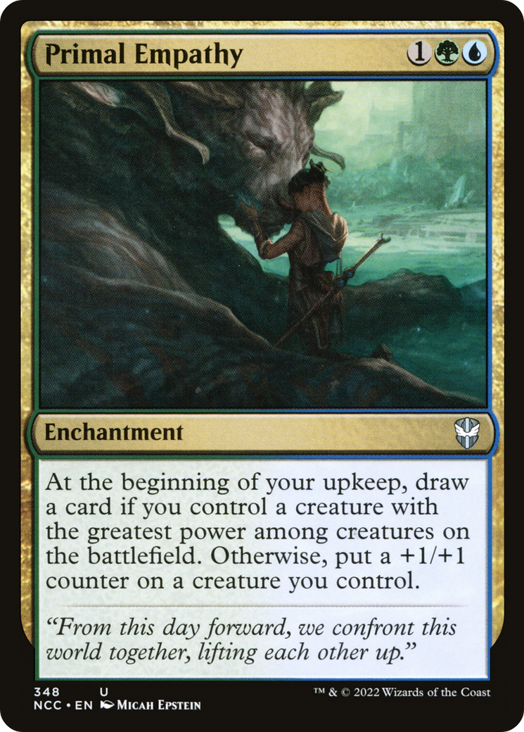Primal Empathy [Streets of New Capenna Commander] | Grognard Games