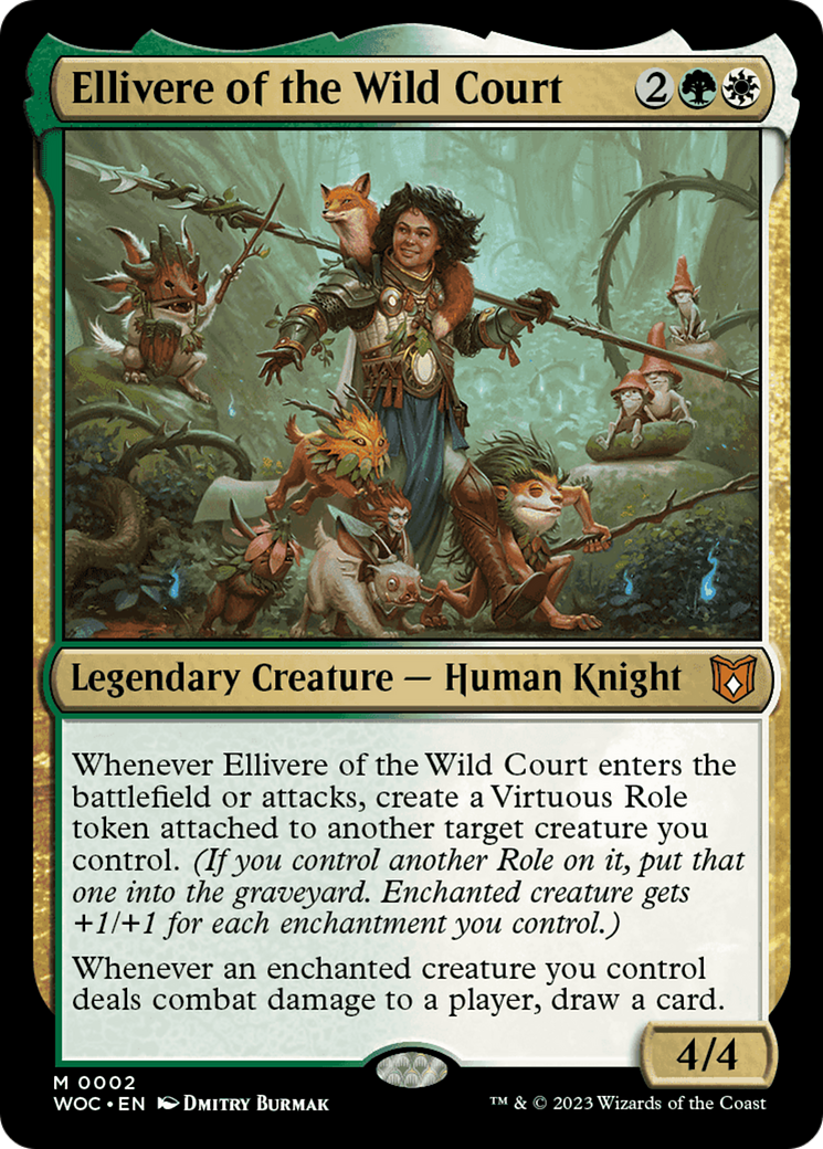 Ellivere of the Wild Court [Wilds of Eldraine Commander] | Grognard Games