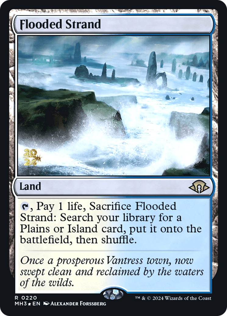 Flooded Strand [Modern Horizons 3 Prerelease Promos] | Grognard Games