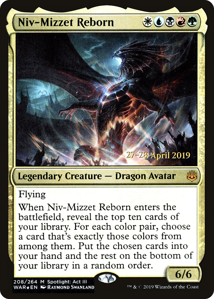 Niv-Mizzet Reborn  [War of the Spark Prerelease Promos] | Grognard Games