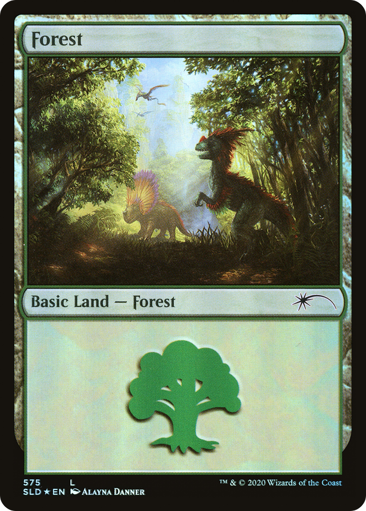 Forest (Dinosaurs) (575) [Secret Lair Drop Promos] | Grognard Games