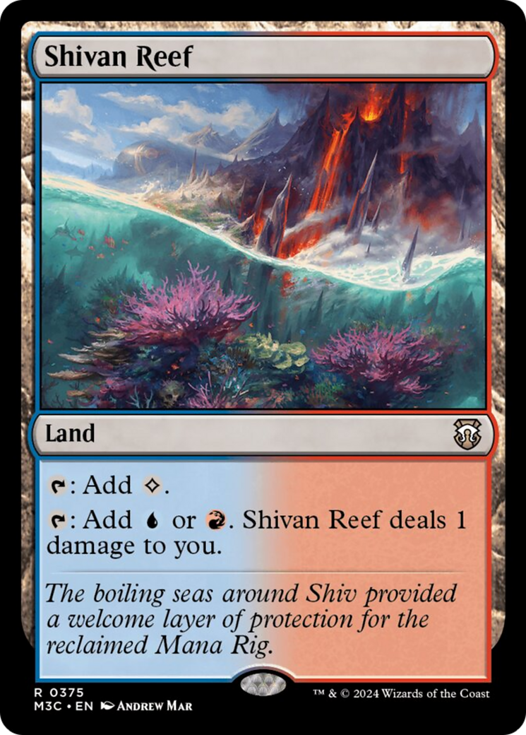 Shivan Reef (Ripple Foil) [Modern Horizons 3 Commander] | Grognard Games