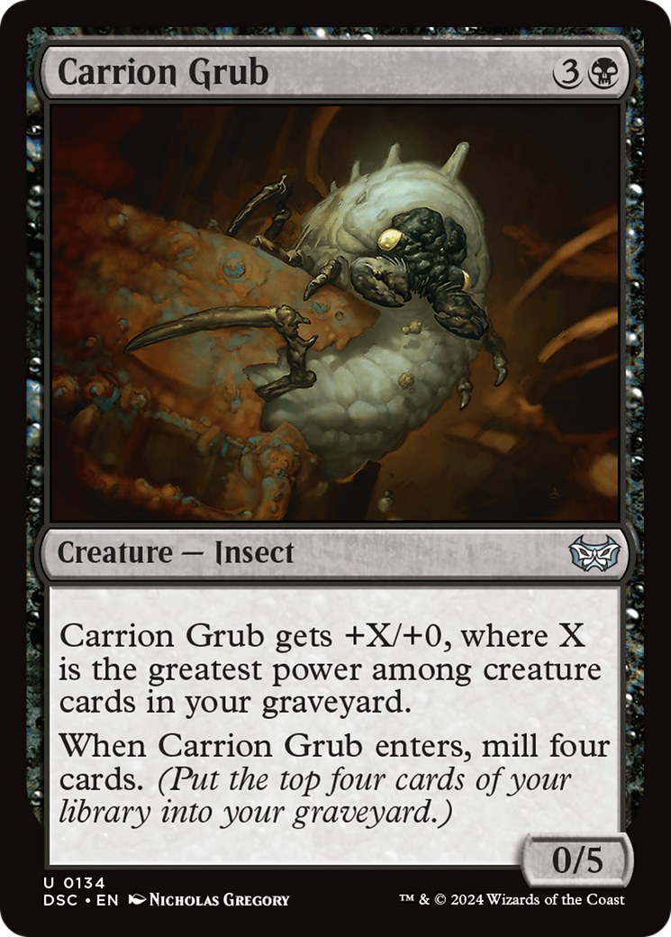 Carrion Grub [Duskmourn: House of Horror Commander] | Grognard Games