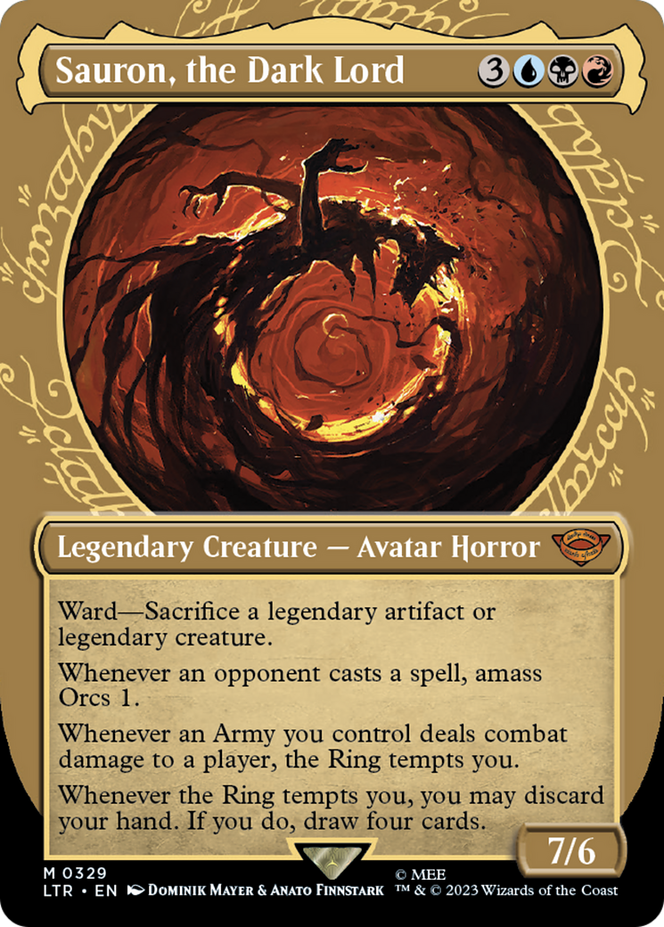 Sauron, the Dark Lord (Showcase Ring Frame) [The Lord of the Rings: Tales of Middle-Earth] | Grognard Games