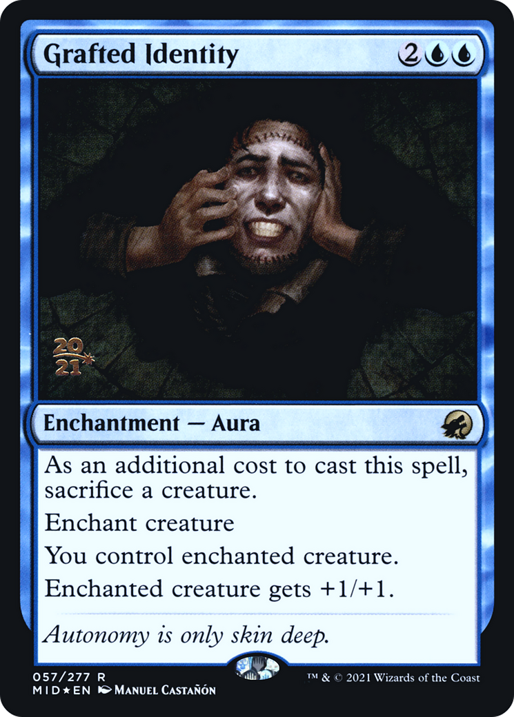 Grafted Identity [Innistrad: Midnight Hunt Prerelease Promos] | Grognard Games