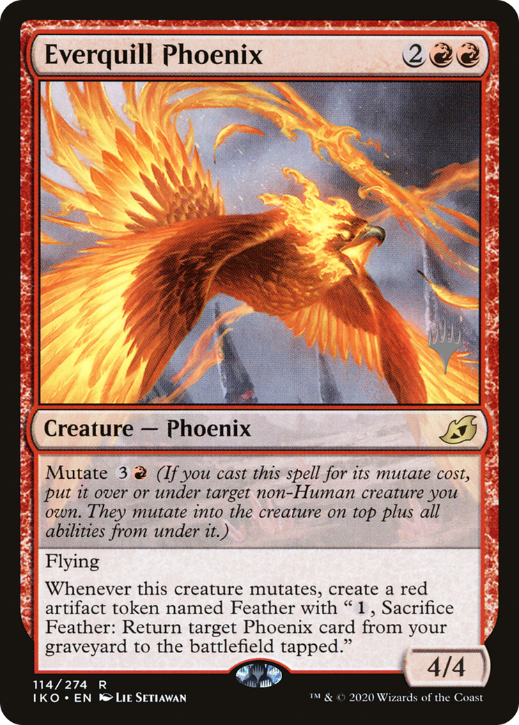 Everquill Phoenix (Promo Pack) [Ikoria: Lair of Behemoths Promos] | Grognard Games