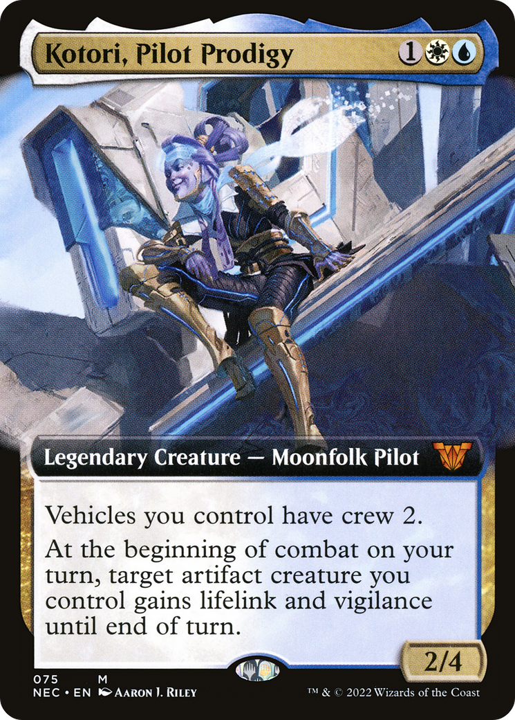 Kotori, Pilot Prodigy (Extended) [Kamigawa: Neon Dynasty Commander] | Grognard Games