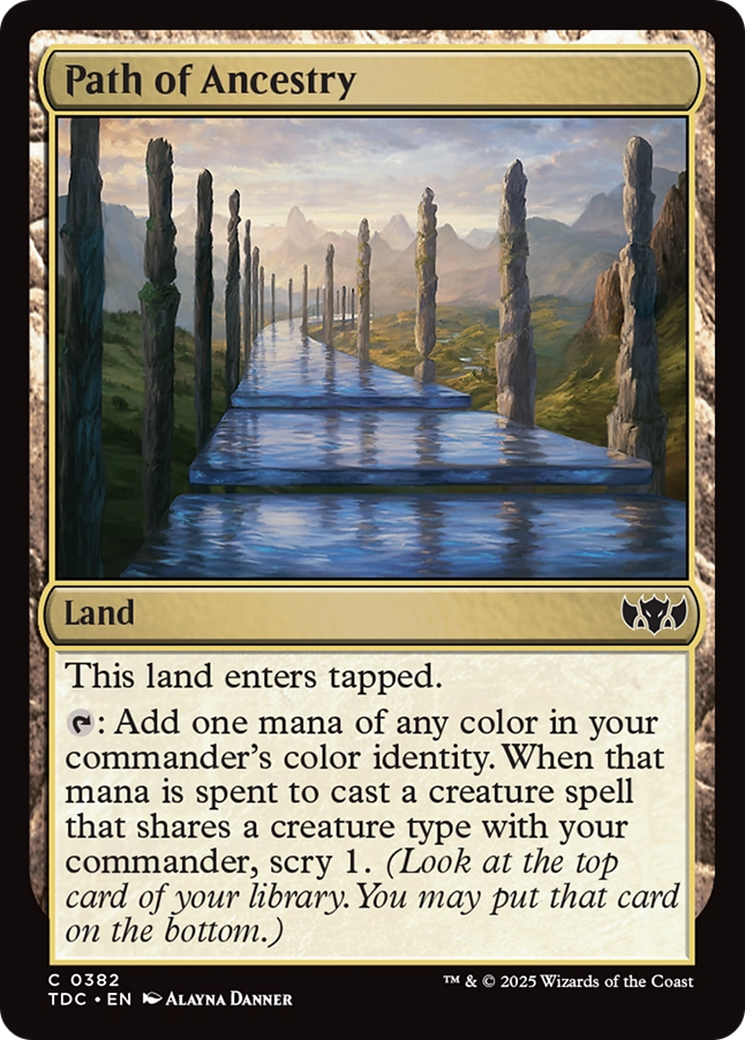 Path of Ancestry [Tarkir: Dragonstorm Commander] | Grognard Games