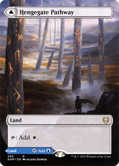 Hengegate Pathway // Mistgate Pathway (Borderless Alternate Art) [Kaldheim] | Grognard Games