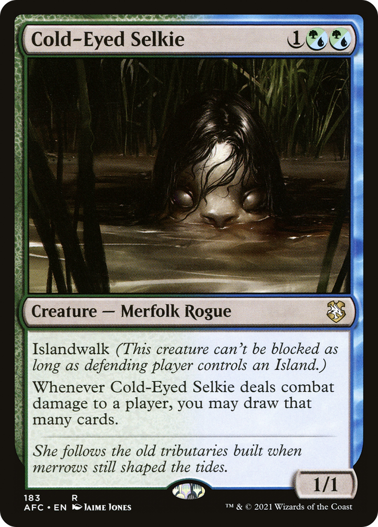 Cold-Eyed Selkie [Dungeons & Dragons: Adventures in the Forgotten Realms Commander] | Grognard Games