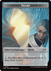 Shard // Manifest Double-Sided Token [Duskmourn: House of Horror Tokens] | Grognard Games