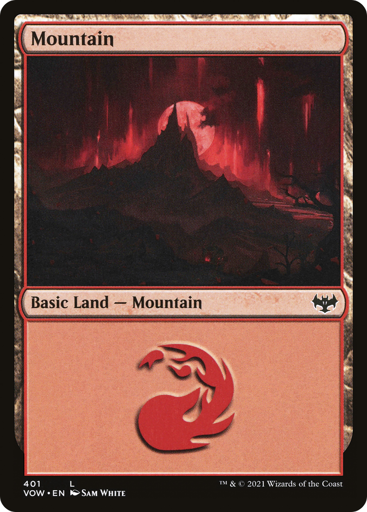 Mountain (401) [Innistrad: Crimson Vow] | Grognard Games