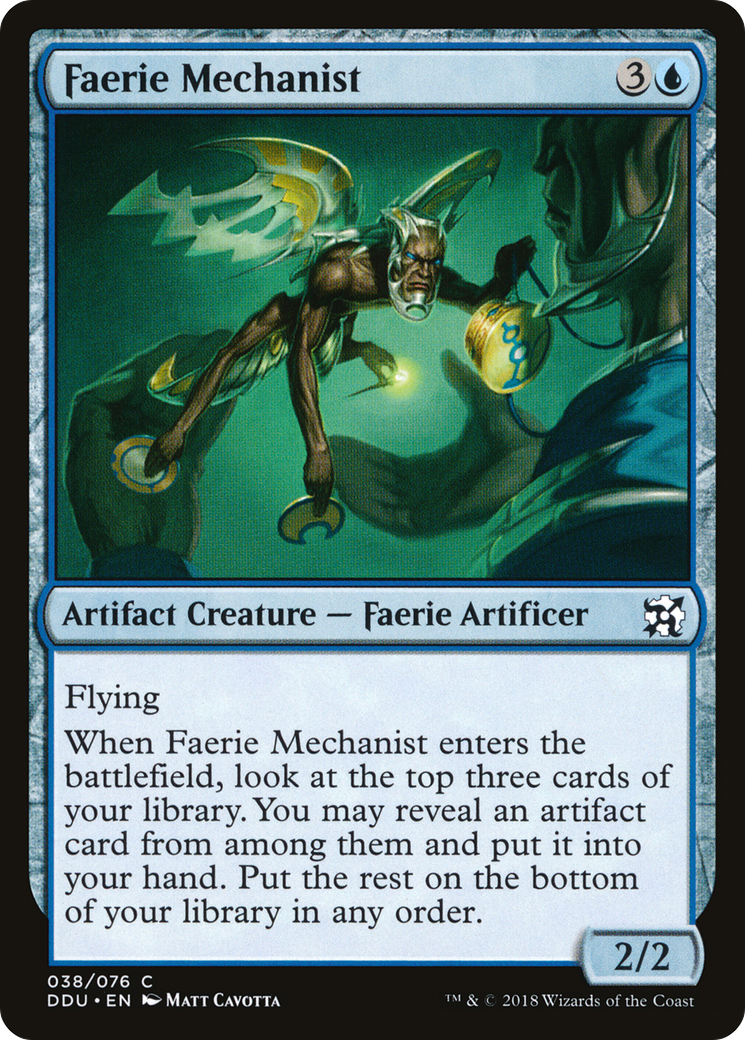 Faerie Mechanist [Duel Decks: Elves vs. Inventors] | Grognard Games