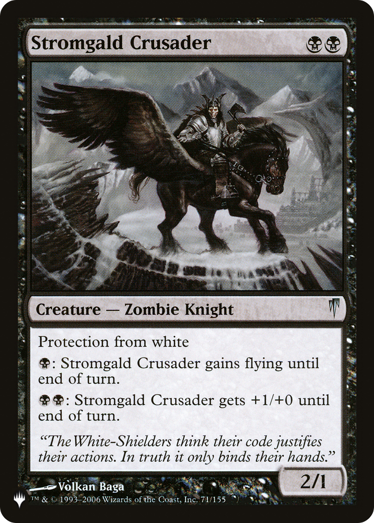 Stromgald Crusader [The List] | Grognard Games