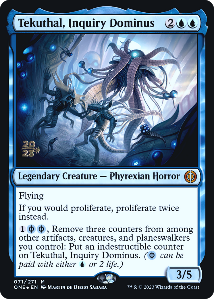 Tekuthal, Inquiry Dominus [Phyrexia: All Will Be One Prerelease Promos] | Grognard Games