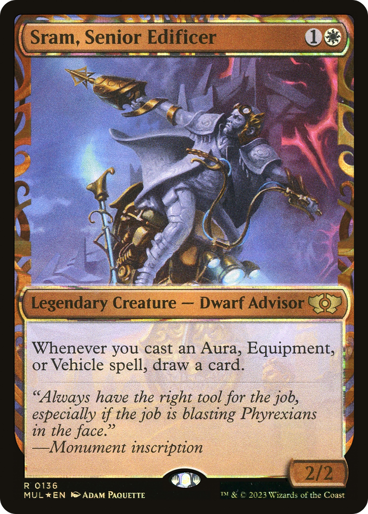 Sram, Senior Edificer (Halo Foil) [Multiverse Legends] | Grognard Games