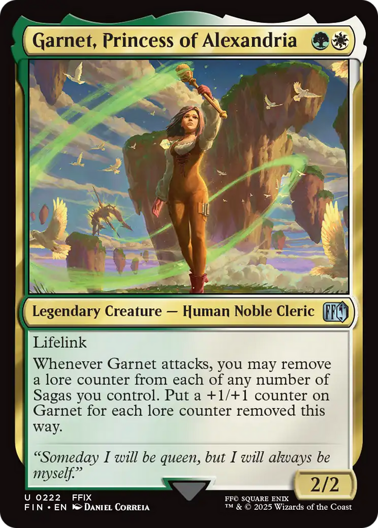 Garnet, Princess of Alexandria (FIN-222) - FINAL FANTASY Foil | Grognard Games
