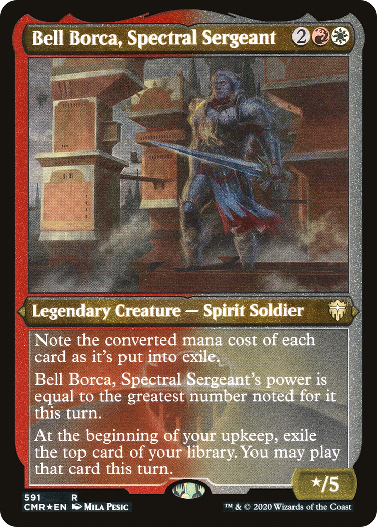 Bell Borca, Spectral Sergeant (CMR-591) - Commander Legends Foil | Grognard Games