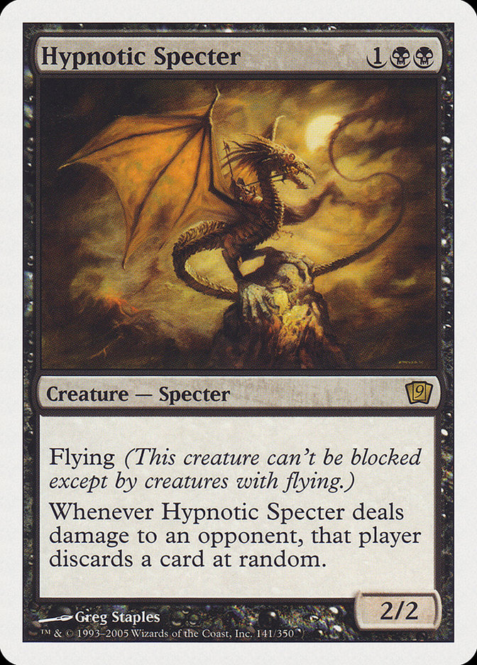 Hypnotic Specter (9th Edition) (Oversized) [Oversize Cards] | Grognard Games