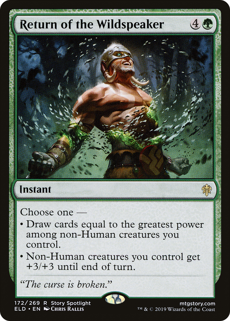 Return of the Wildspeaker [Throne of Eldraine] | Grognard Games