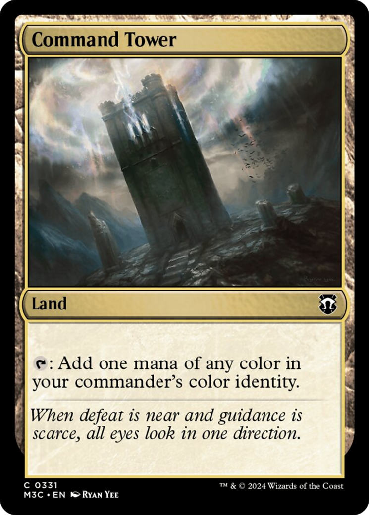 Command Tower (Ripple Foil) [Modern Horizons 3 Commander] | Grognard Games