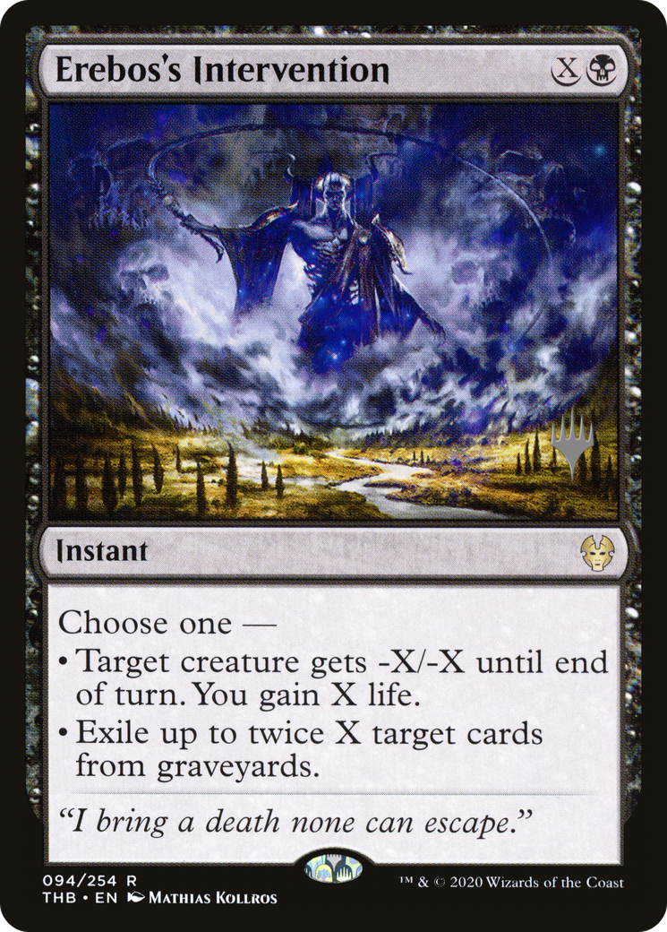 Erebos's Intervention (Promo Pack) [Theros Beyond Death Promos] | Grognard Games
