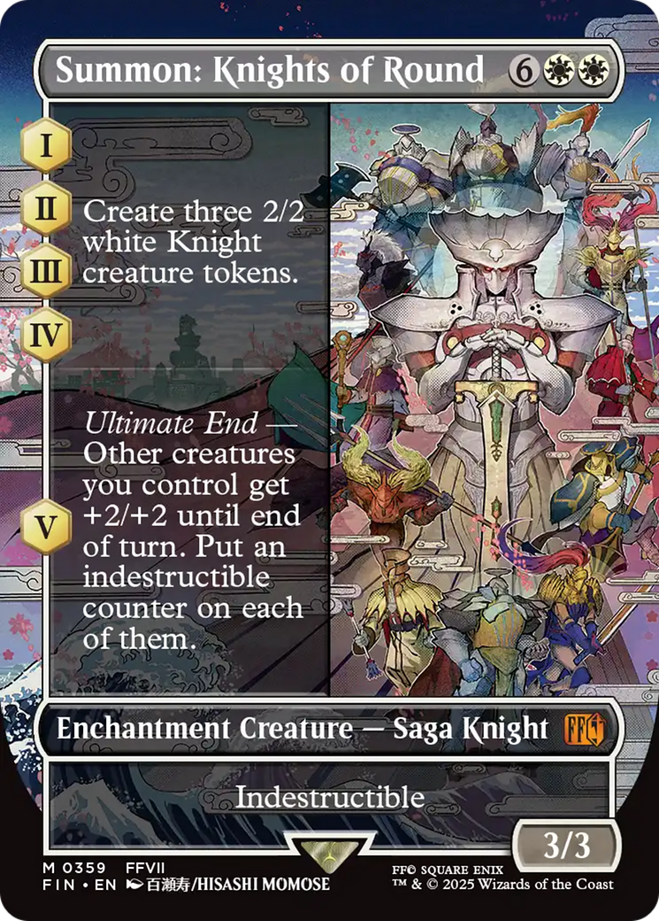 Summon: Knights of Round (Borderless) (FIN-359) - FINAL FANTASY | Grognard Games