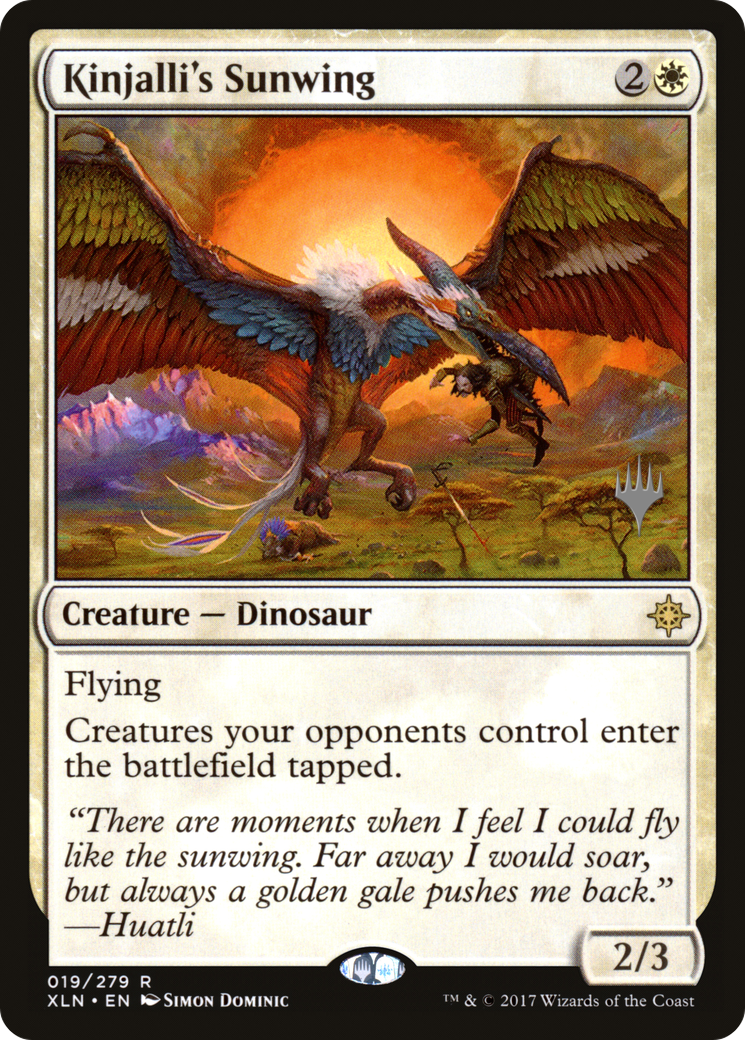 Kinjalli's Sunwing (Promo Pack) [Ixalan Promos] | Grognard Games