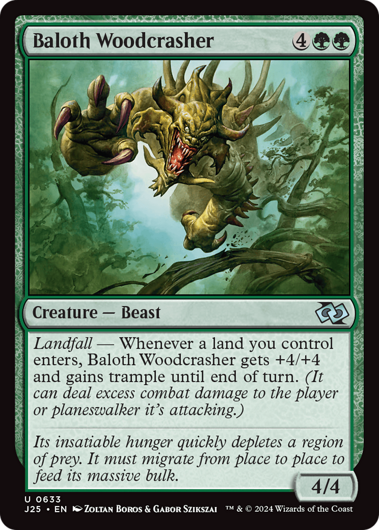 Baloth Woodcrasher [Foundations Jumpstart] | Grognard Games