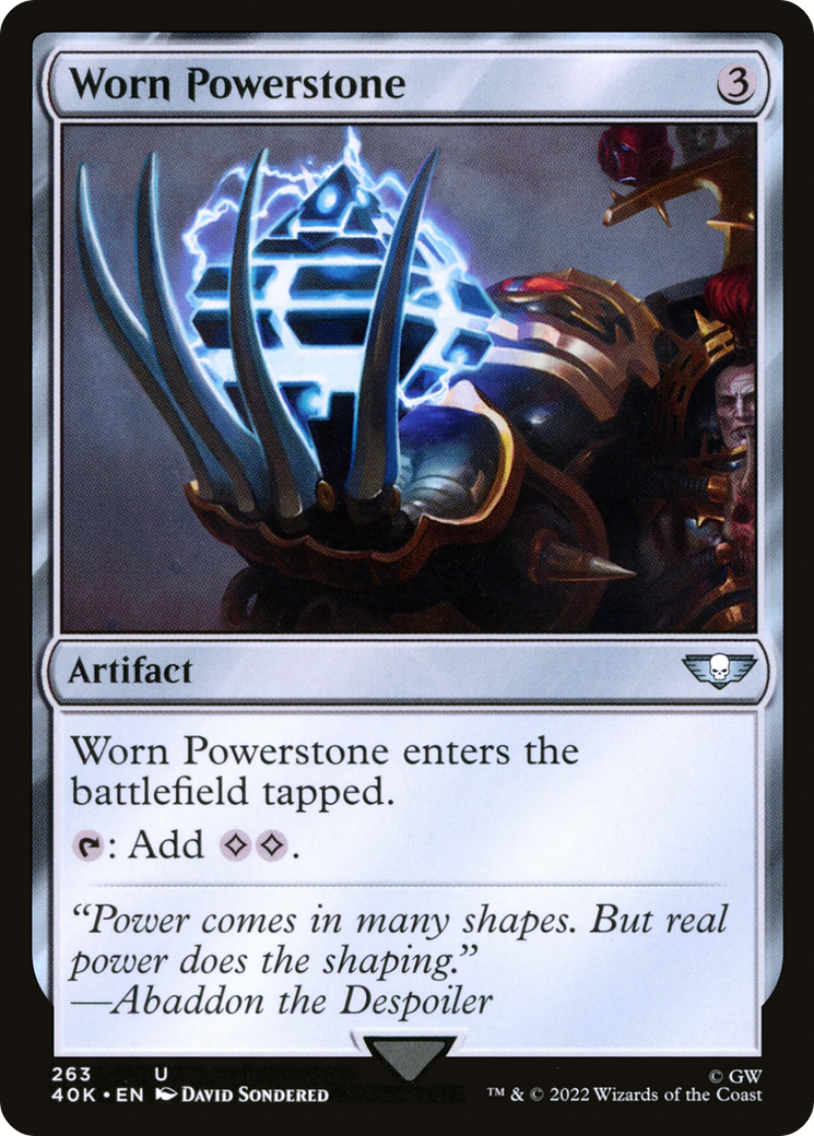 Worn Powerstone [Universes Beyond: Warhammer 40,000] | Grognard Games