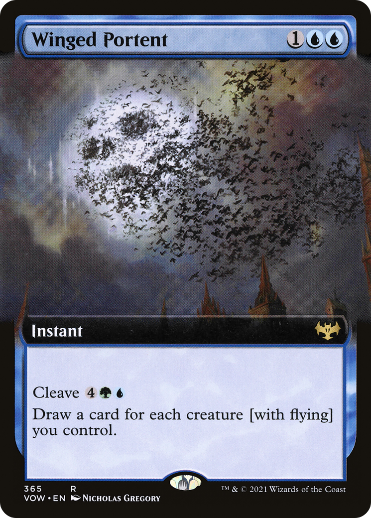 Winged Portent (Extended) [Innistrad: Crimson Vow] | Grognard Games