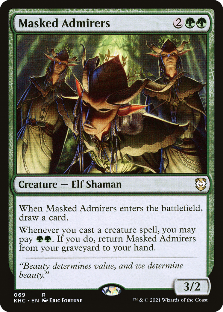 Masked Admirers [Kaldheim Commander] | Grognard Games