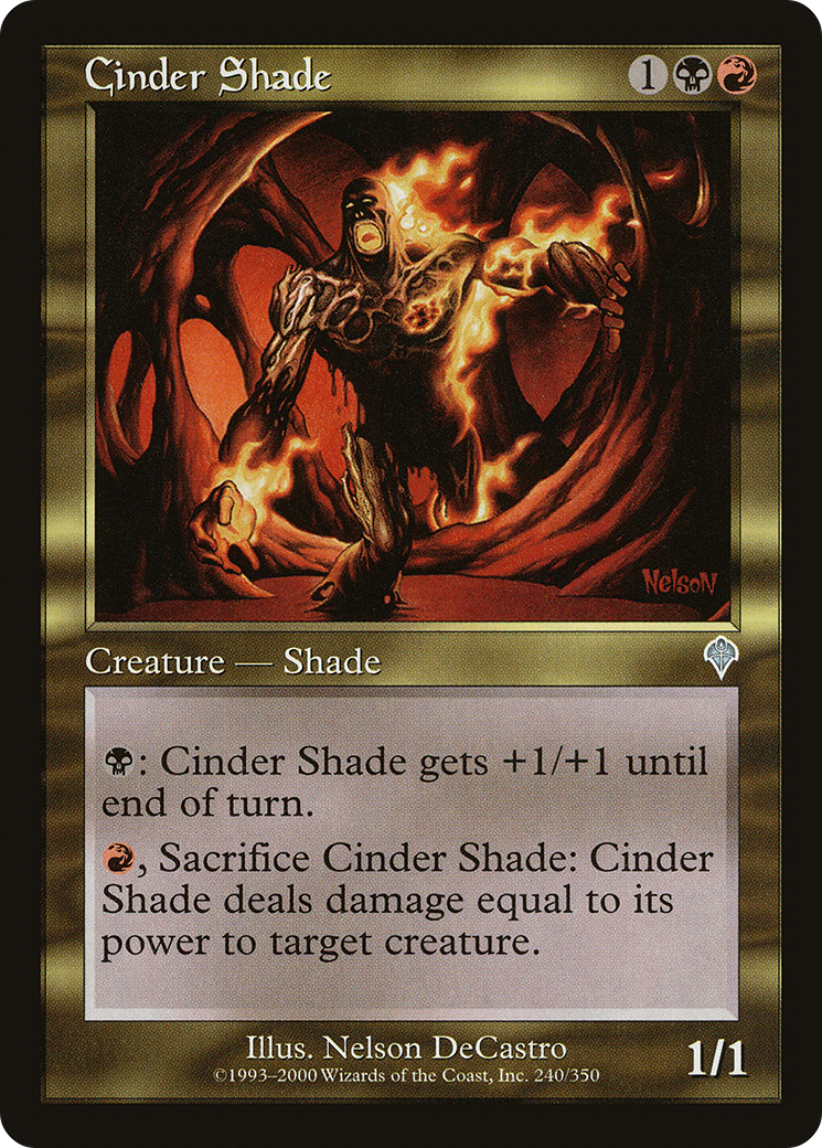 Cinder Shade (INV-240) - Invasion | Grognard Games