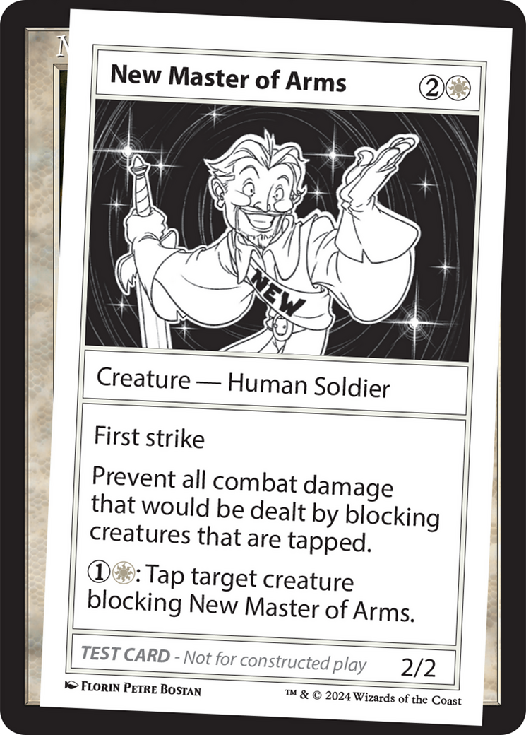 New Master of Arms [Mystery Booster 2 Playtest Cards] | Grognard Games