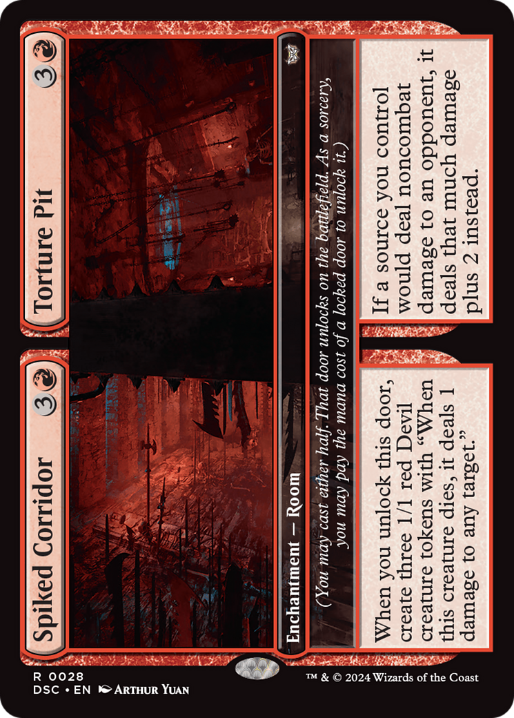 Spiked Corridor // Torture Pit [Duskmourn: House of Horror Commander] | Grognard Games