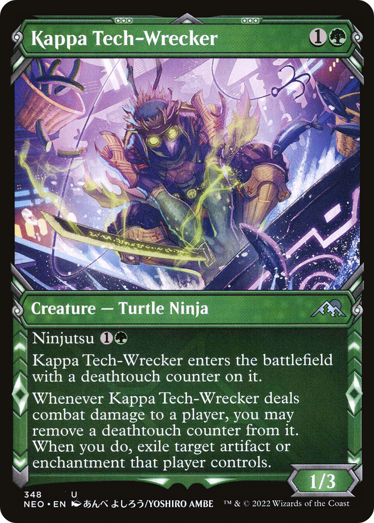 Kappa Tech-Wrecker (Showcase Ninja) [Kamigawa: Neon Dynasty] | Grognard Games