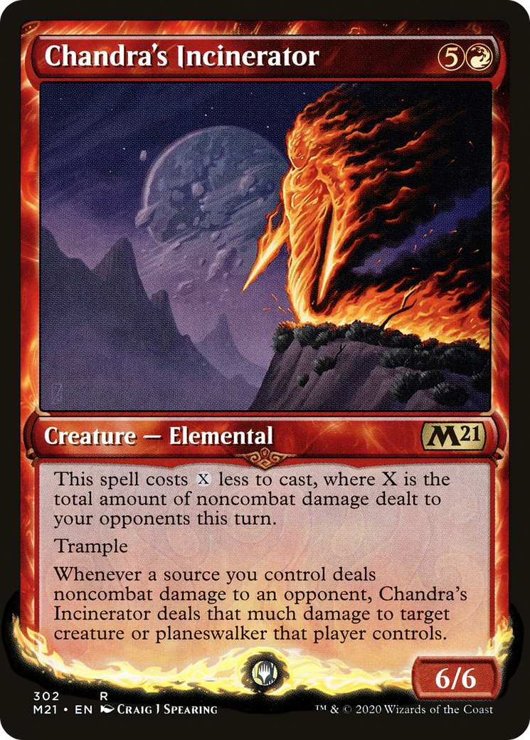 Chandra's Incinerator (Showcase) [Core Set 2021] | Grognard Games