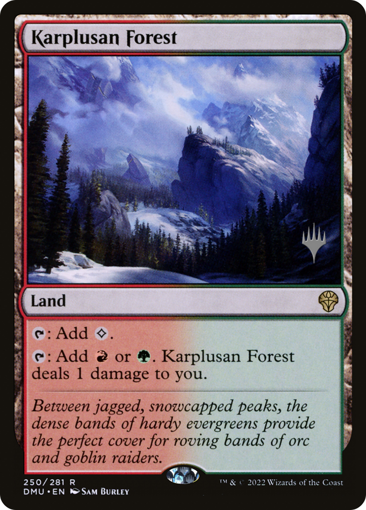 Karplusan Forest (Promo Pack) [Dominaria United Promos] | Grognard Games