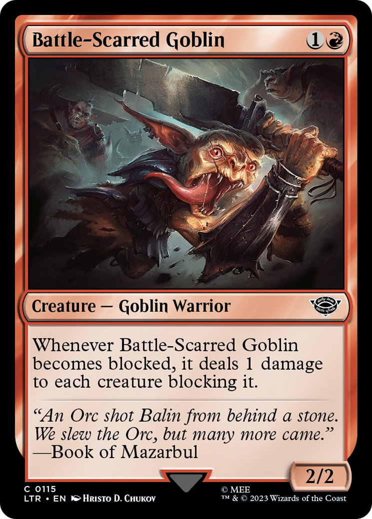 Battle-Scarred Goblin [The Lord of the Rings: Tales of Middle-Earth] | Grognard Games