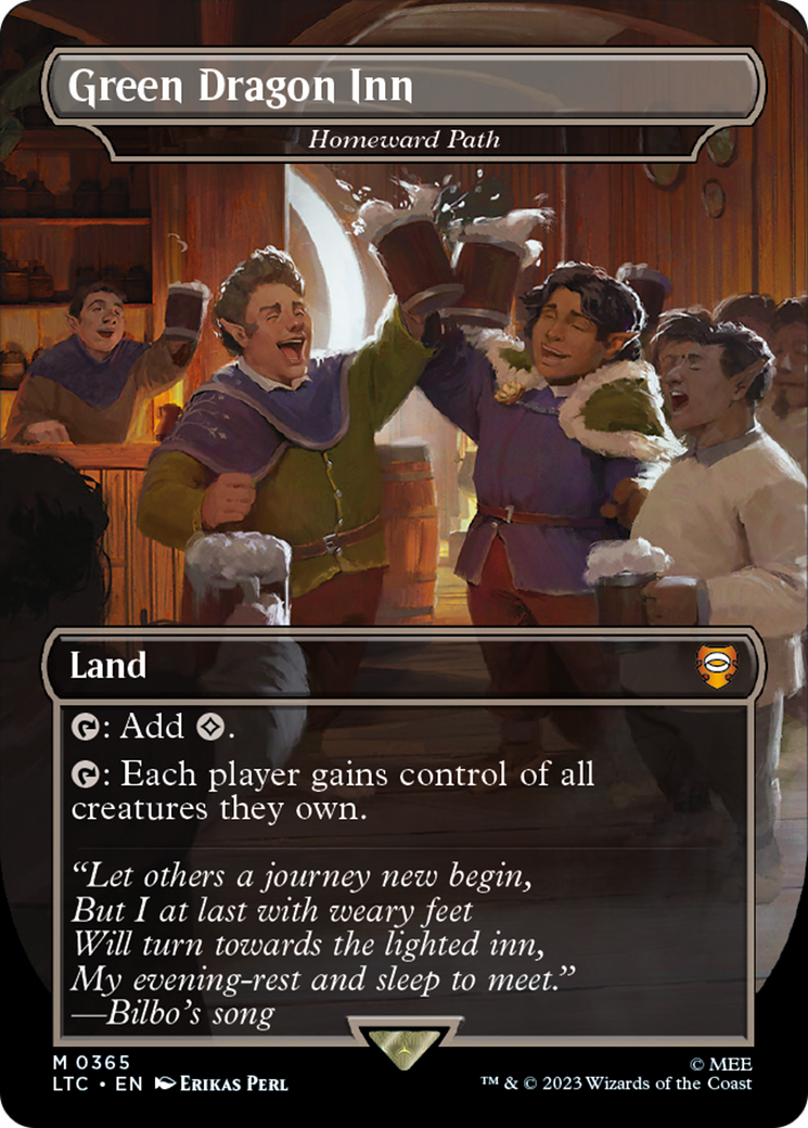 Green Dragon Inn - Homeward Path [The Lord of the Rings: Tales of Middle-Earth Commander] | Grognard Games
